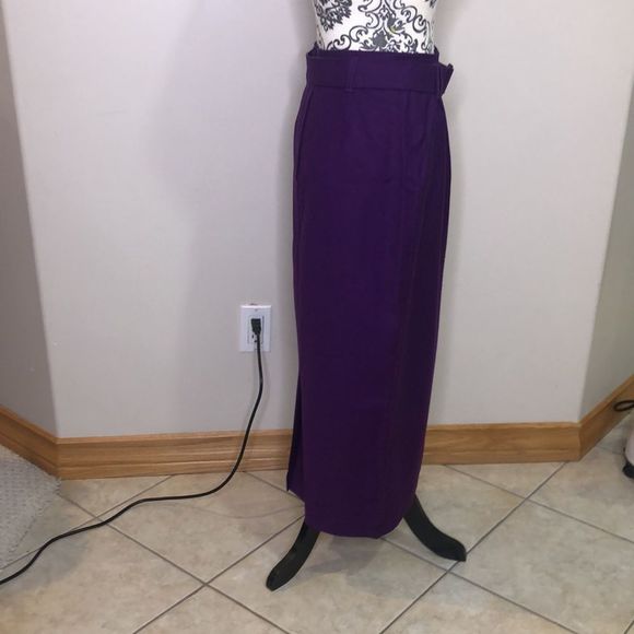 Louben long skirt 100% wool vintage size 8 - Picture 2 of 13